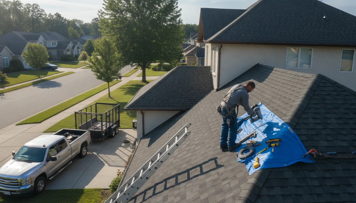 Roofing in Garrison